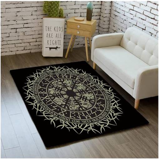 Foto - Covor 50 x 80 cm - Helm of Awe, rune nordice