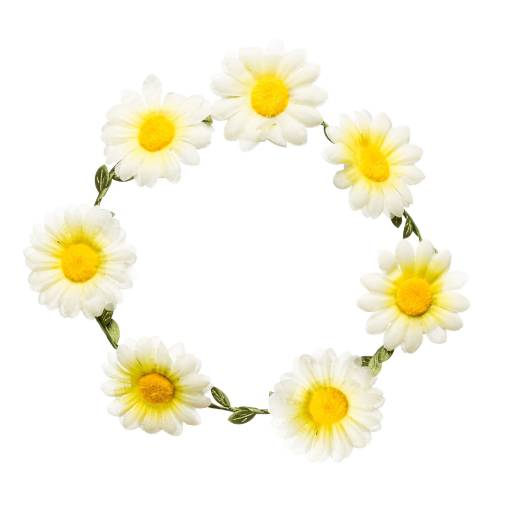 Foto - Coroană de flori pentru femei - Margarete