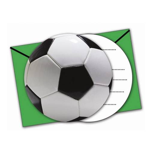 Foto - Invitații - Fotbal, 6 bucăți