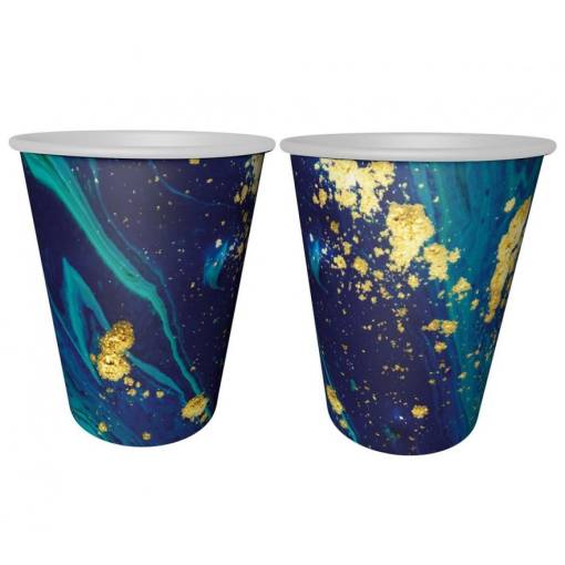 Foto - Cărți de hârtie - Marmură albastră, 6 bucăți