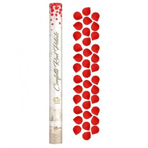 Foto - Confetti textile - Frunze de trandafir, roșu