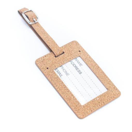 Foto - Etichetă din plută pentru bagaje