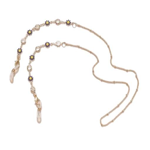 Foto - Lănțișor pentru ochelari - Margarete, violet