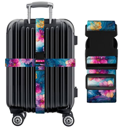 Foto - Curea de siguranță pentru valiză - Floare