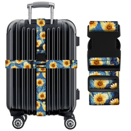 Foto - Curea de siguranță pentru valiză - Cer cu floarea-soarelui