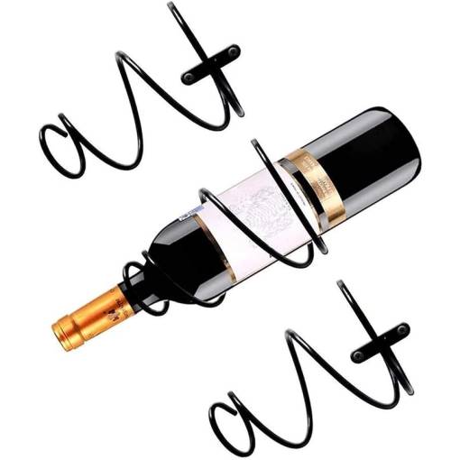 Foto - Suport de vin montat pe perete - 1 bucată