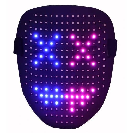 Foto - Masca LED cu încărcare USB