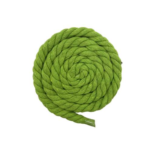 Foto - Șireturi rotunde - extra forte, o pereche - Verde deschis, 120 cm