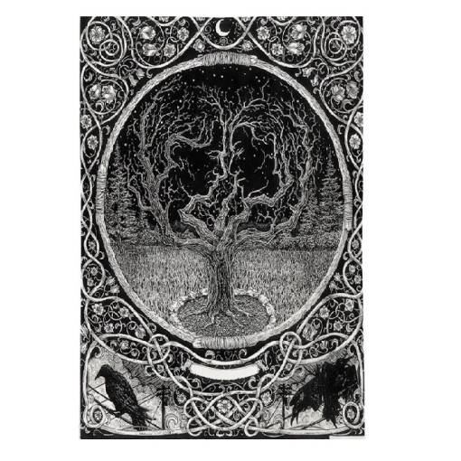 Foto - Decorație de perete 95 x 73 - Corb