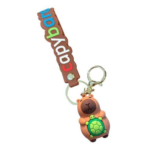 Foto - Breloc - Capibara cu șopârlă