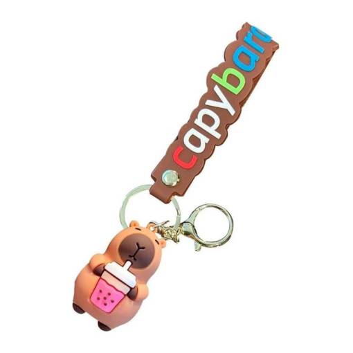 Foto - Breloc - Capibara cu băutură