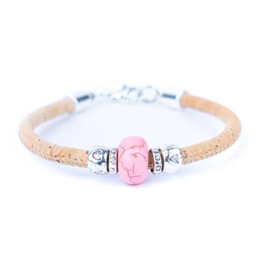 Foto - Ramă din plută cu brioșă - Roz