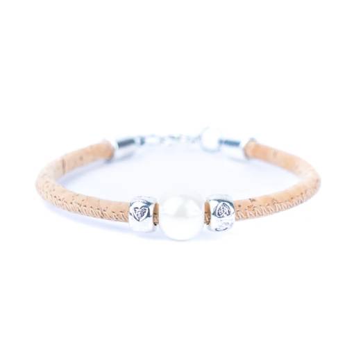 Foto - Ramă din plută cu brioșe și inimioare - Albă