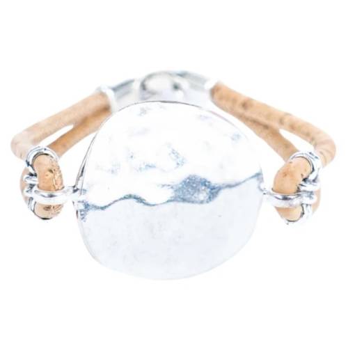 Foto - Ramă din plută - Natural cu element metalic