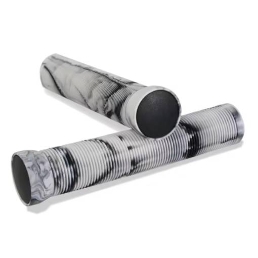 Foto - Manere de bicicletă - Alb/Gri