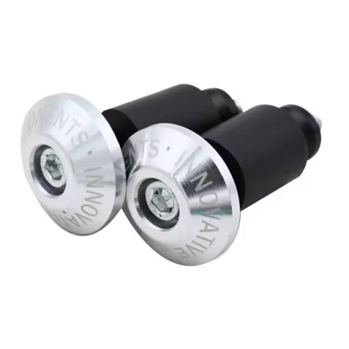 Foto - Vârfuri pentru mânerele motocicletelor - Argintii