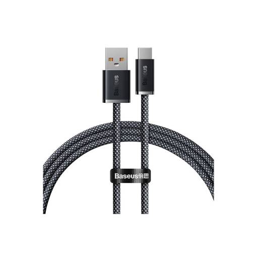 Foto - Cablul de alimentare Baseus USB-A la USB-C 100W - 1 metru, gri