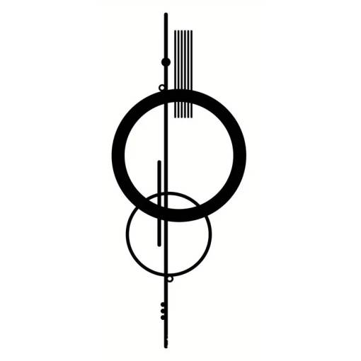 Foto - Decorație metalică pentru perete 40 cm - Orbis