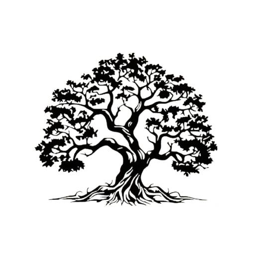 Foto - Decorație metalică pentru perete 30 cm - Copac