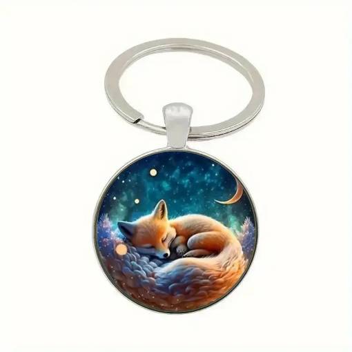 Foto - Breloc pentru chei - Vulpix adormită