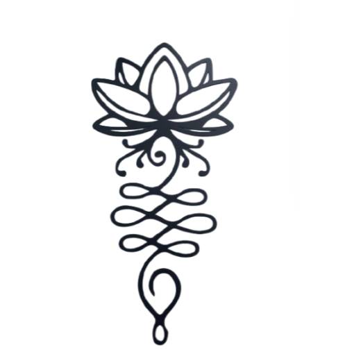 Foto - Decorație metalică de perete 36 cm - Lotus