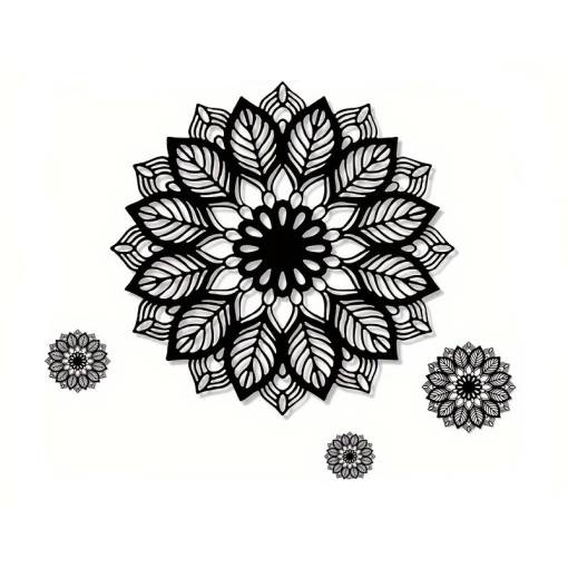 Foto - Decorațiune de perete autocolantă - Floare