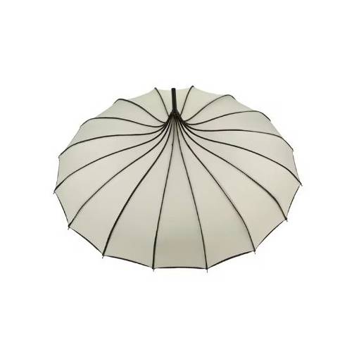 Foto - Vintage umbrelă de nuntă cu protecție UV - Albă