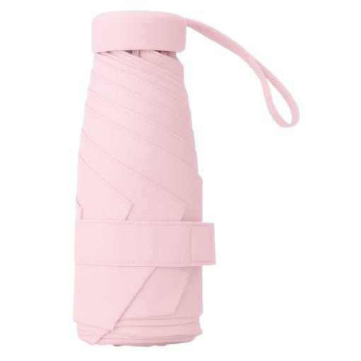 Foto - Umbrelă mini cu protecție UV - Roz