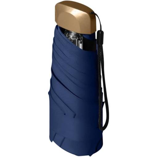 Foto - Umbrelă mini cu protecție UV - Albastră închisă
