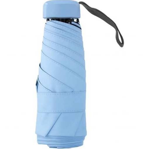 Foto - Umbrelă mini cu protecție UV - Albastru deschis