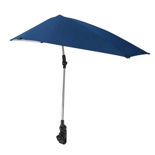 Foto - Umbrela pliabilă ajustabilă cu protecție UV - Albastru închis