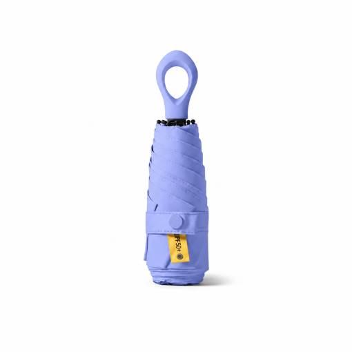 Foto - Umbrelă pliabilă ușoară cu protecție UV - Albastru-violet