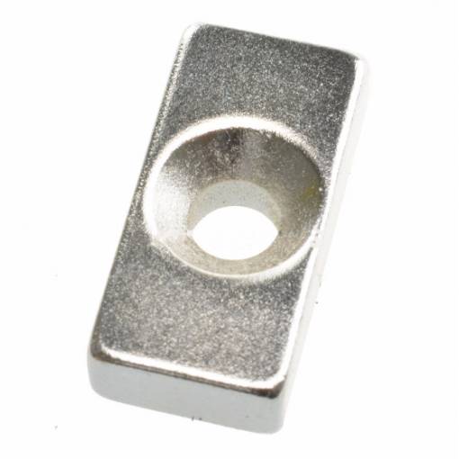 Foto - Magnet neodim cu strat cubic - 20 x 10 x 5 mm