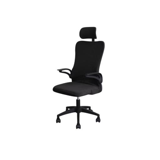 Foto - Set de 2 huse pentru scaune de birou - Negru