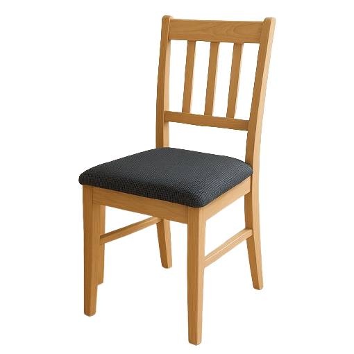 Foto - Husă universală din material elastic pentru scaun - Negru