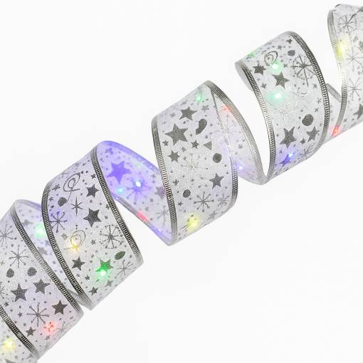 Foto - Fâșie LED Decorativă cu Telecomandă - Argintie