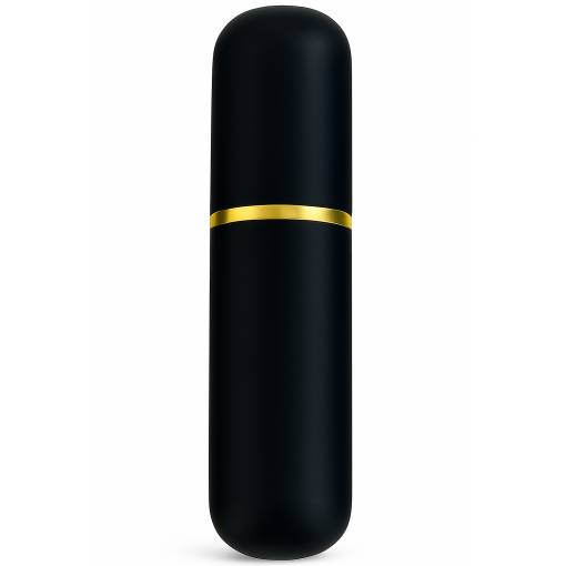 Foto - Sticlă de parfum de călătorie 5 ml - Negru