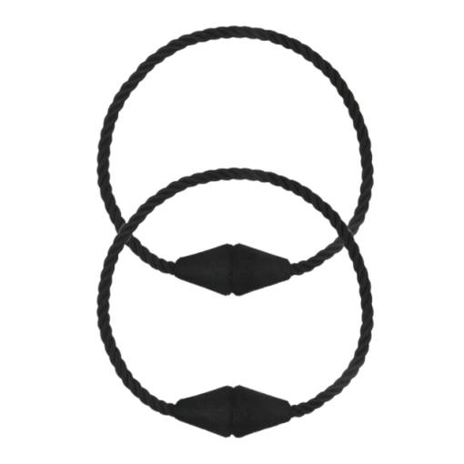 Foto - Suport magnetic pentru perdea - Negru