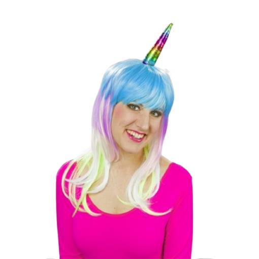 Foto - Perucă pentru femei - Unicorn