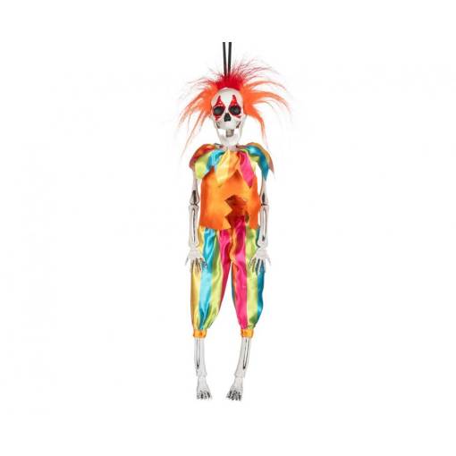 Foto - Decorație suspendată - Schelet clown, 40 cm