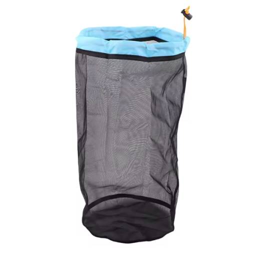 Foto - Sac de depozitare cu plasă - Albastru, XL