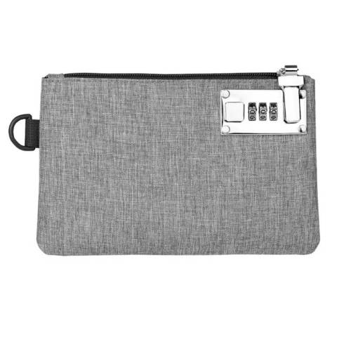 Foto - Borsetă de siguranță cu lacăt - Gri