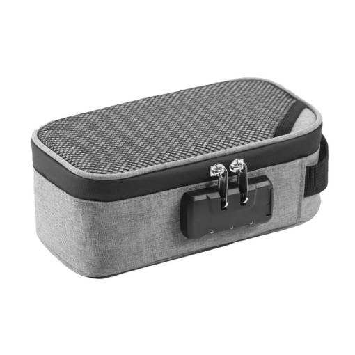 Foto - Geantă de călătorie cu lacăt - Gri