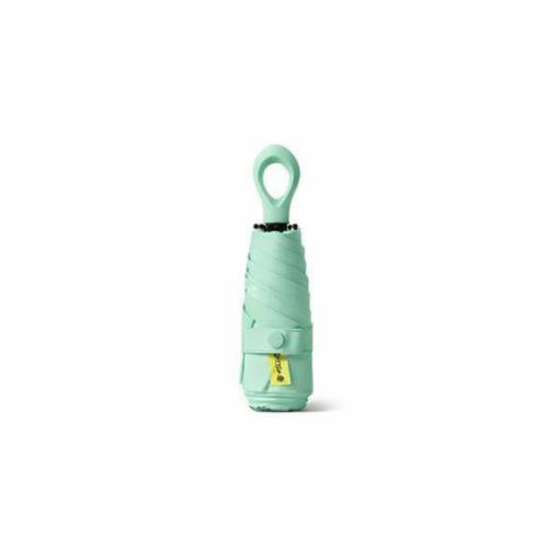 Foto - Umbrelă pliabilă ușoară cu protecție UV - Verde mentă