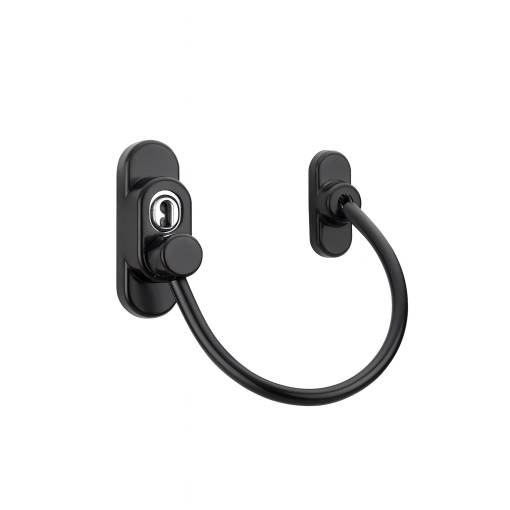 Foto - Broască cu cablu de siguranță - Neagră