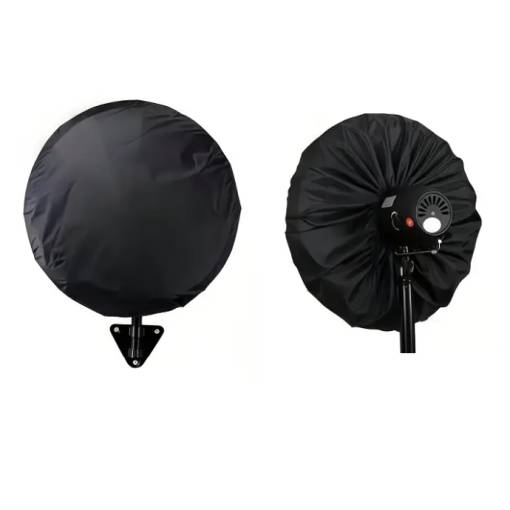 Foto - Husa pentru ventilator - Neagră, 55 cm