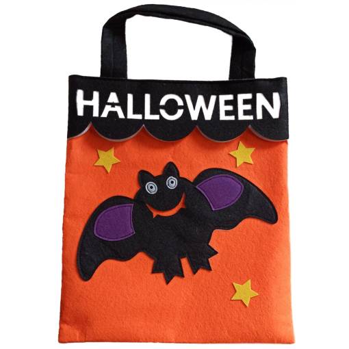 Foto - Geantă din filț Halloween - Liliacul