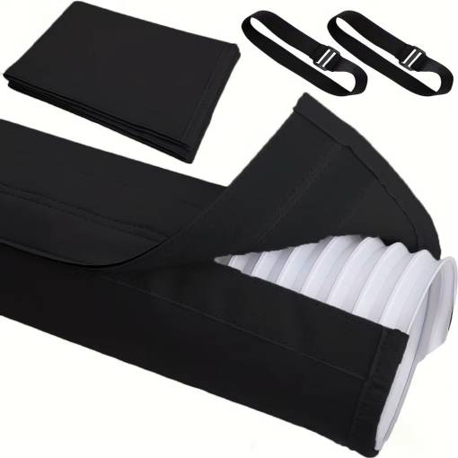 Foto - Husă izolatoare pentru furtun AC - Neagră