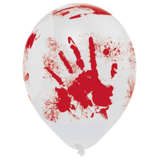 Foto - Baloane premium 10" - Halloween sângeros, 6 bucăți