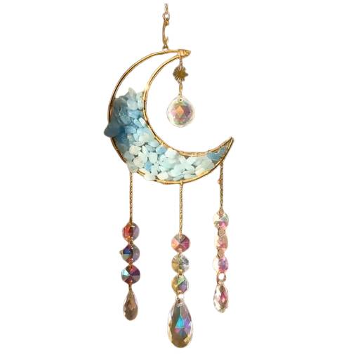 Foto - Feng Shui - Decorațiune din cristal - Lună albastră